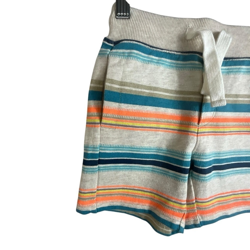 Oshkosh B’Gosh Multi Colored Striped French Terry Pull On Cotton Kids Shorts - Picture 5 of 12